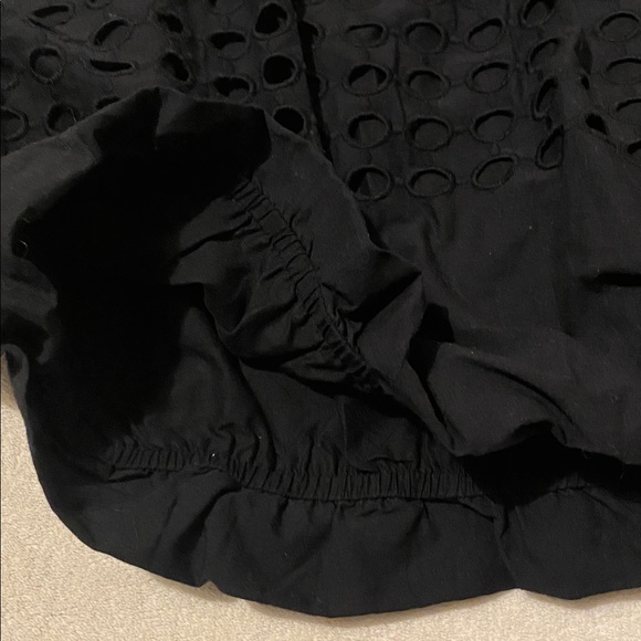 NWT $148 Jennifer & Grace Eyelet Puff Pullover Top. Cotton Sz. XL Elastic Waist - Picture 7 of 13